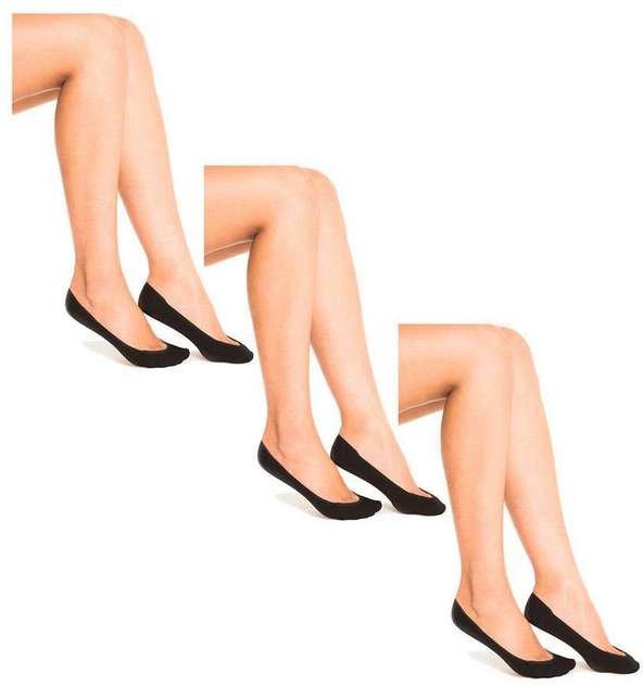 Imagem principal Kit 3 pares de Sapatilhas Fio 70 Trifil 6136 Preto TRIFIL