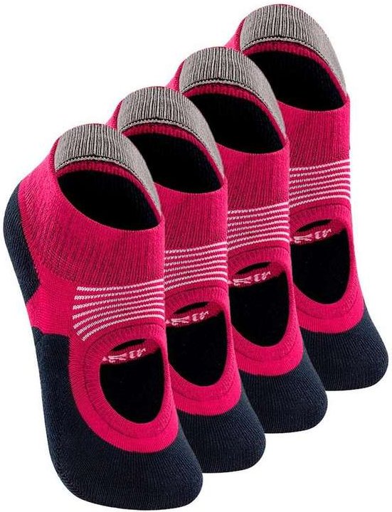 Imagem principal Kit 4 pares de Sapatilhas Antiderrapante Pilates Lupo 3286-002 Cereja Lupo