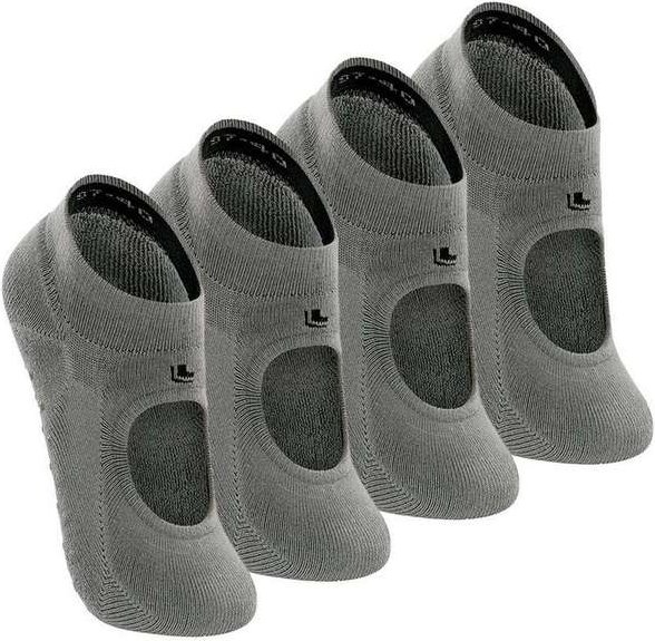 Imagem principal Kit 4 pares de Sapatilhas Antiderrapante Pilates Lupo 3286-003 Cinza