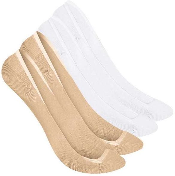 Kit 4 pares de Sapatilhas Selene 7340-003 Nude-Branco