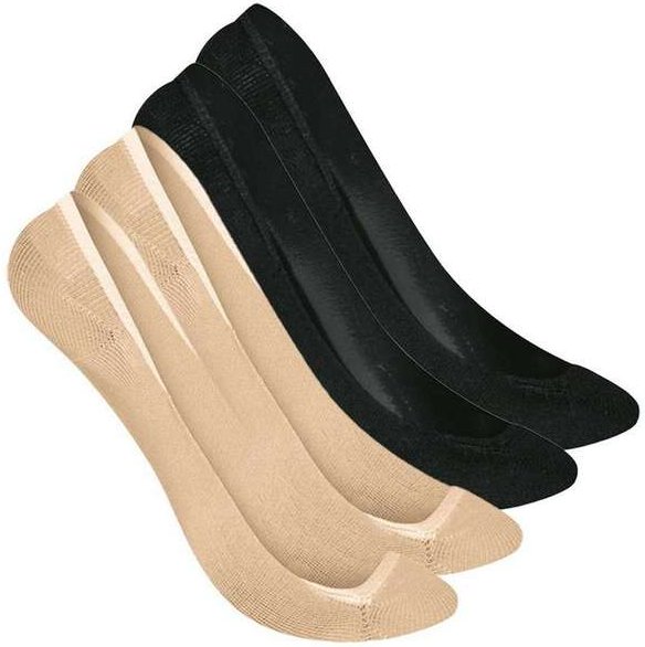 Kit 4 pares de Sapatilhas Selene 7340-003 Nude-Preto