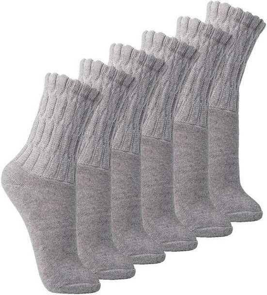 Imagem principal Kit com 6 pares de Meias Aeróbica Lupo 4810-003 Cinza Lupo