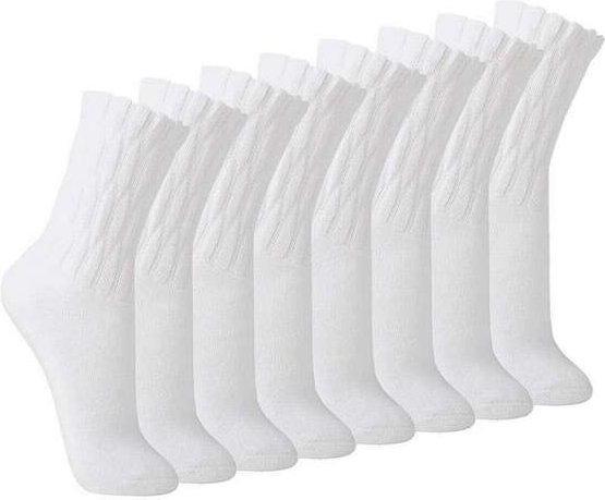 Imagem principal Kit com 8 pares de Meias Aeróbica Lupo 4810-003 Branco Lupo