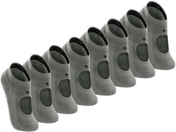 Imagem principal Kit 8 pares de Sapatilhas Antiderrapante Pilates Lupo 3286-003 Cinza