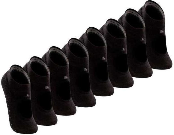 Imagem principal Kit 8 pares de Sapatilhas Antiderrapante Pilates Lupo 3286-003 Preto