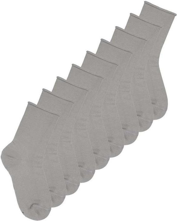 Imagem principal Kit 9 pares de Meias sem Punho Cano Médio Lupo 4421-001 Cinza Lupo