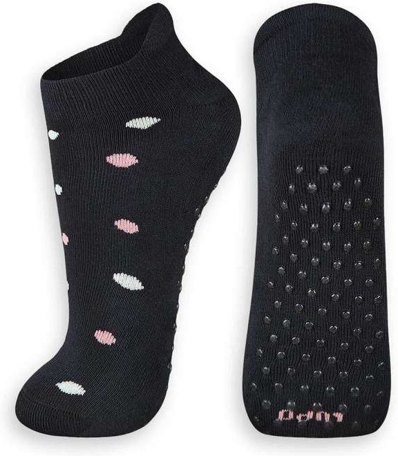 Meia Antiderrapante Cano Curto Lupo 4943-013 9990-Preto