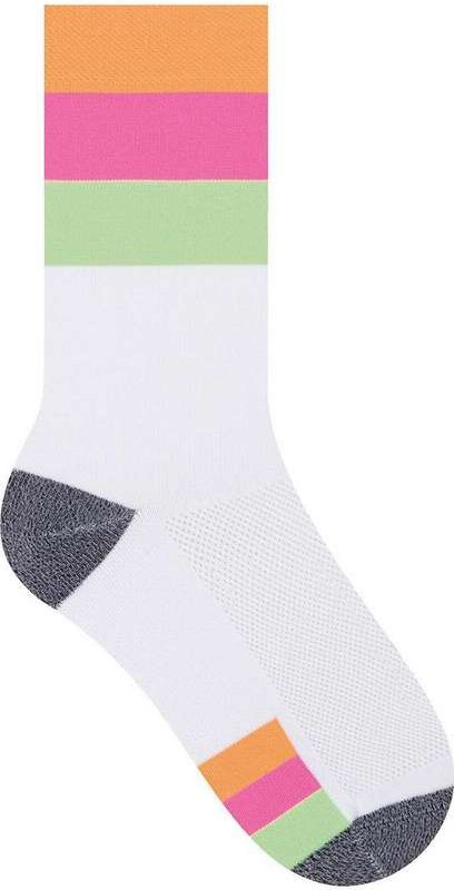 Imagem principal Meia Corrida Selene 4965-001 501-Branco-Preto-Mescla SELENE