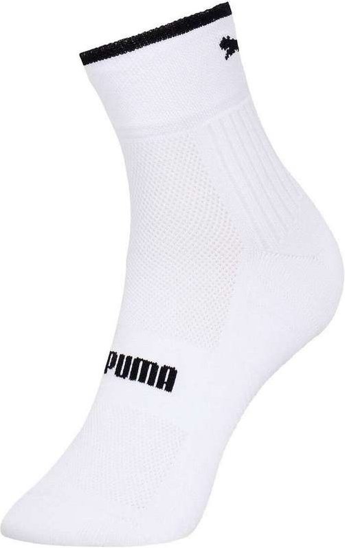 Meia Esportiva Cano Curto Puma 4485-001 504-Branco-Preto