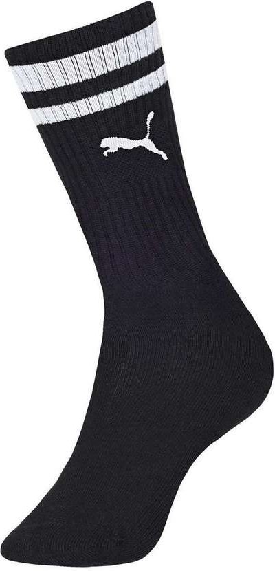 Meia Esportiva Cano Longo Puma 4995-001 553-Preto-Branco