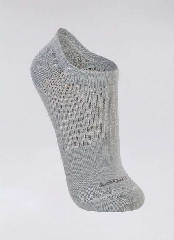 Imagem principal Meia Esportiva Invisível Lupo 3170-003 8022-Cinza Lupo