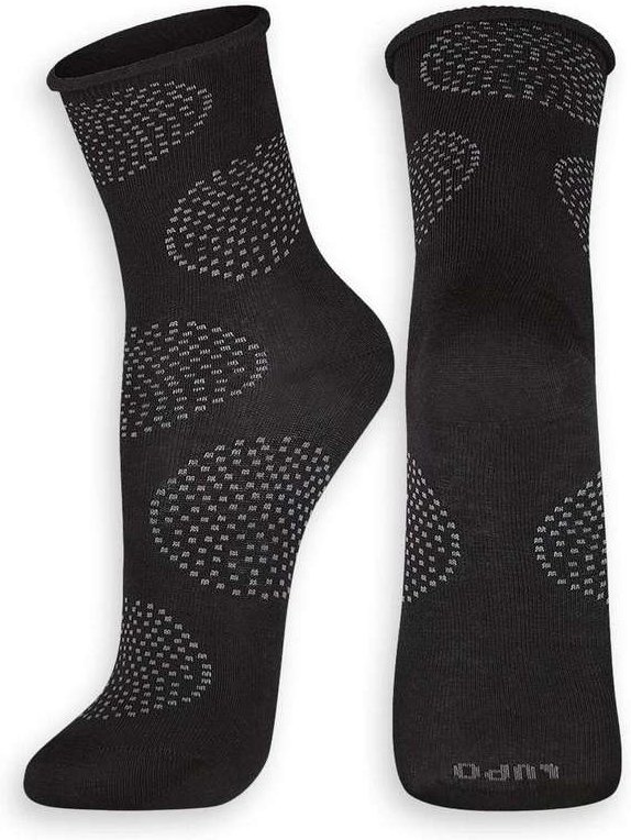 Meia sem Punho Cano Médio Lupo 4421-043 9990-Preto