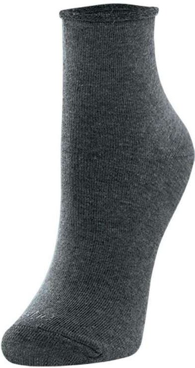 Meia sem Punho Cano Médio She 282.01 Cz06-Cinza-Chumbo