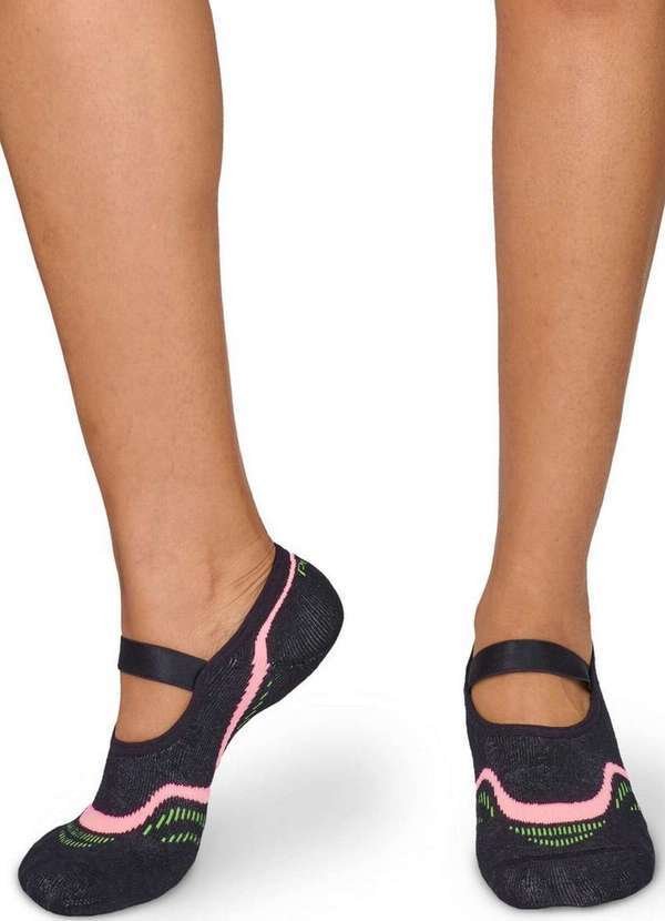 Sapatilha Antiderrapante Pilates Puket 8529 5576-199-Preto