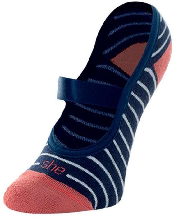 Sapatilha Antiderrapante She 286.09 Az08-Azul-Marinho-Rosa