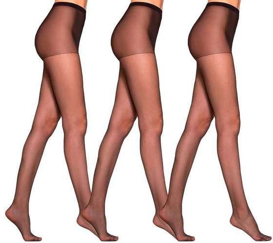 Imagem principal Kit com 3 Meias Calças Fio 15 News Loba 5680-001 Preto Lupo Lupo