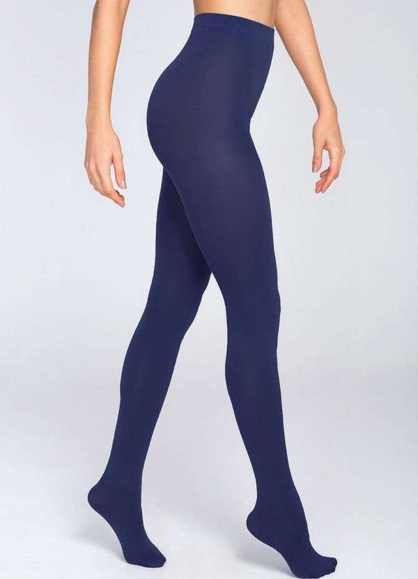 Meia Calça Fio 80 Opaca Loba 5858-001 2800-Marinho