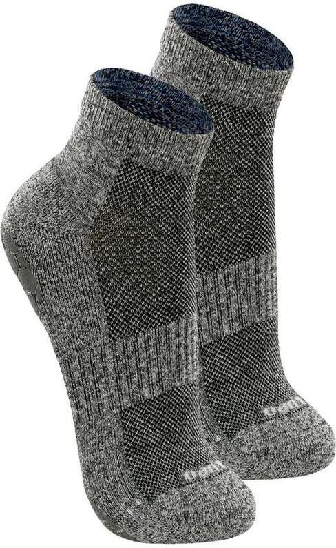 Imagem principal Kit com 2 pares de Meias Antiderrapante Pilates Lupo 3310-003 Cinza-Chumbo Lupo