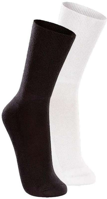 Imagem principal Kit com 2 pares de Meias Cano Longo Lupo 1540-002 Preto-Branco Lupo