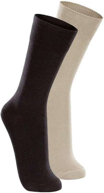 Imagem principal Kit com 2 pares de Meias Casual Lupo 1210-201 Preto-Bege Lupo