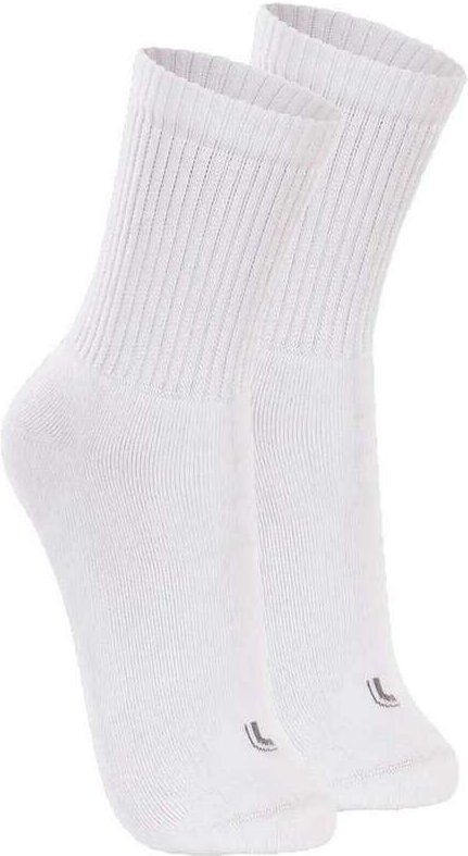 Imagem principal Kit com 2 pares de Meias Esportiva Cano Longo Lupo 3250-001 Branco Lupo