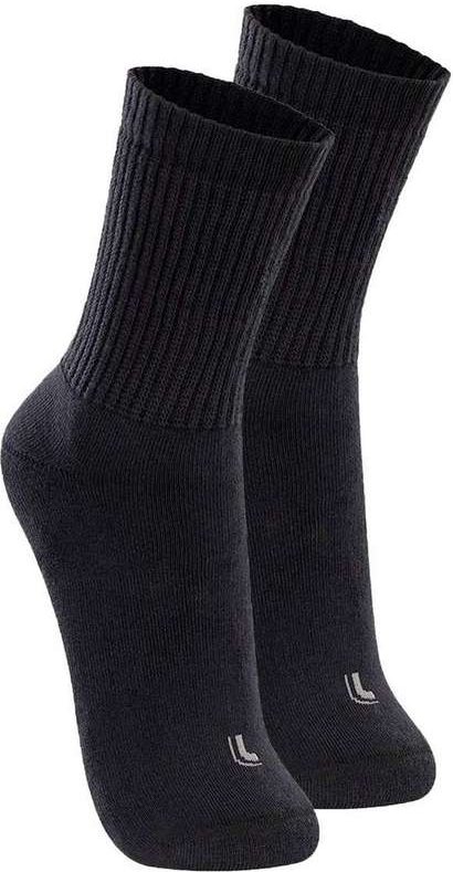 Imagem principal Kit com 2 pares de Meias Esportiva Cano Longo Lupo 3250-001 Preto Lupo