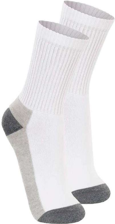 Imagem principal Kit com 2 pares de Meias Esportiva Cano Longo Lupo 3250-002 Branco Lupo