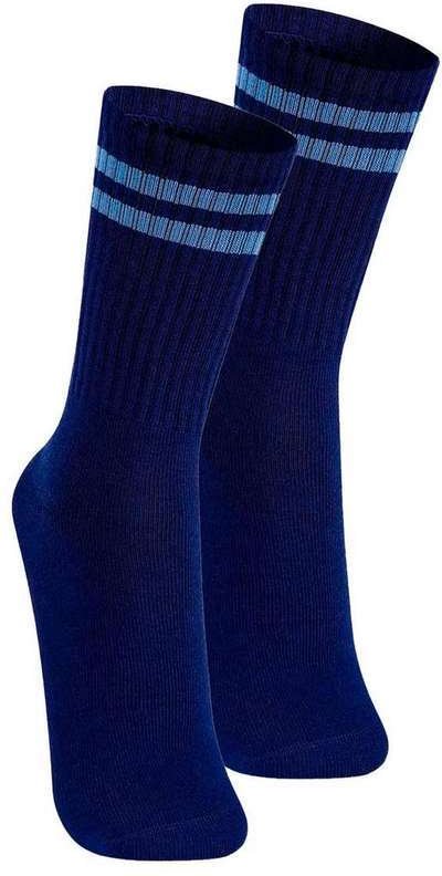 Imagem principal Kit com 2 pares de Meias Esportiva Cano Longo Lupo 3292-009 Marinho Lupo