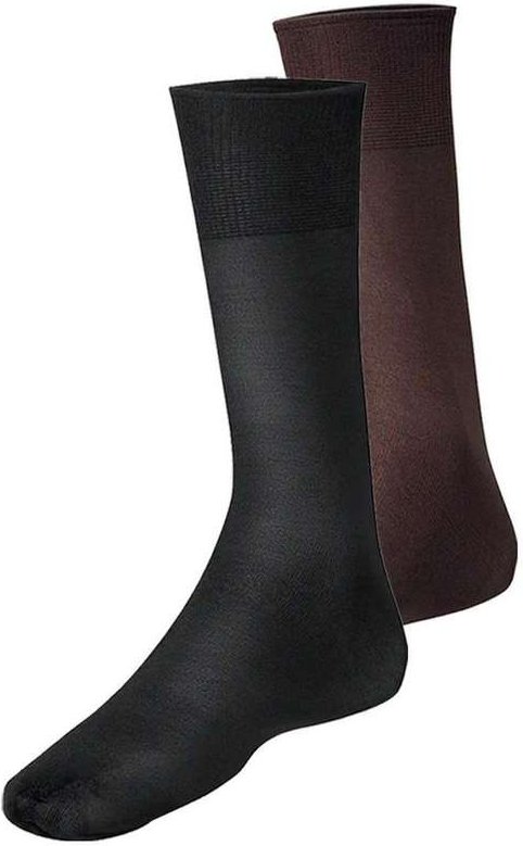 Imagem principal Kit com 2 pares de Meias Social Meianyl 6002-001 Preto-Café Lupo Lupo