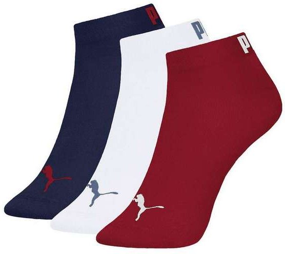 Imagem principal Kit com 3 Meias Cano Curto Puma 4520-001 976-Marinho-Branco-Bordô Puma