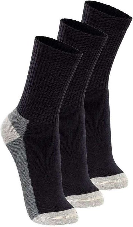 Imagem principal Kit com 3 pares de Meias Esportiva Cano Longo Lupo 3250-002 Preto Lupo