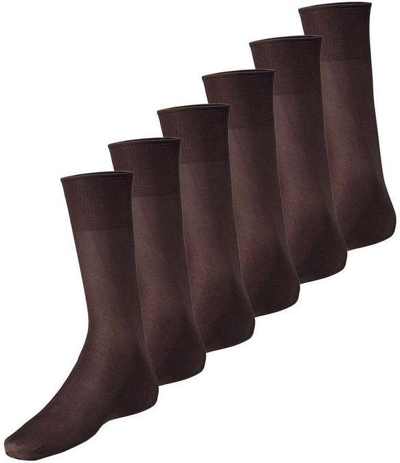 Imagem principal Kit com 6 pares de Meias Social Meianyl 6002-001 Café Lupo Lupo