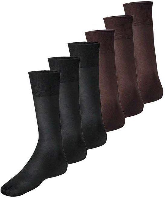 Imagem principal Kit com 6 pares de Meias Social Meianyl 6002-001 Preto-Café Lupo Lupo