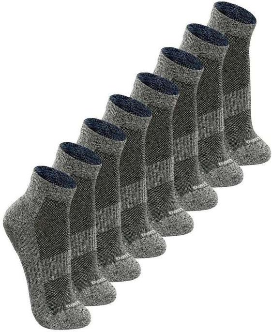 Imagem principal Kit com 8 pares de Meias Antiderrapante Pilates Lupo 3310-003 Cinza-Chumbo Lupo