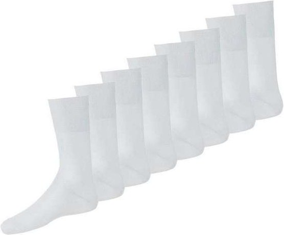 Imagem principal Kit com 8 pares de Meias Social Lupo 1100-011/049 Branco Lupo