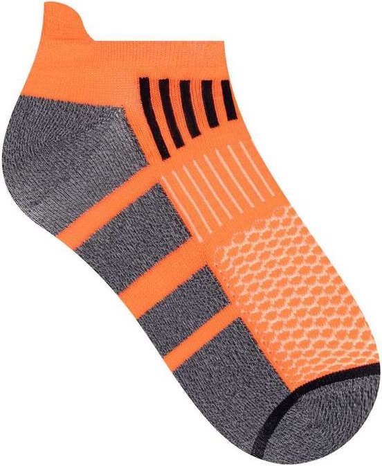 Imagem principal Meia Esportiva Cano Curto Selene 4255-001 501-Laranja-Fluor-Preto-Mescla SELENE