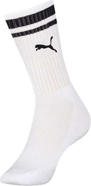 Imagem principal Meia Esportiva Cano Longo Puma 4695-001 504-Branco-Preto Puma