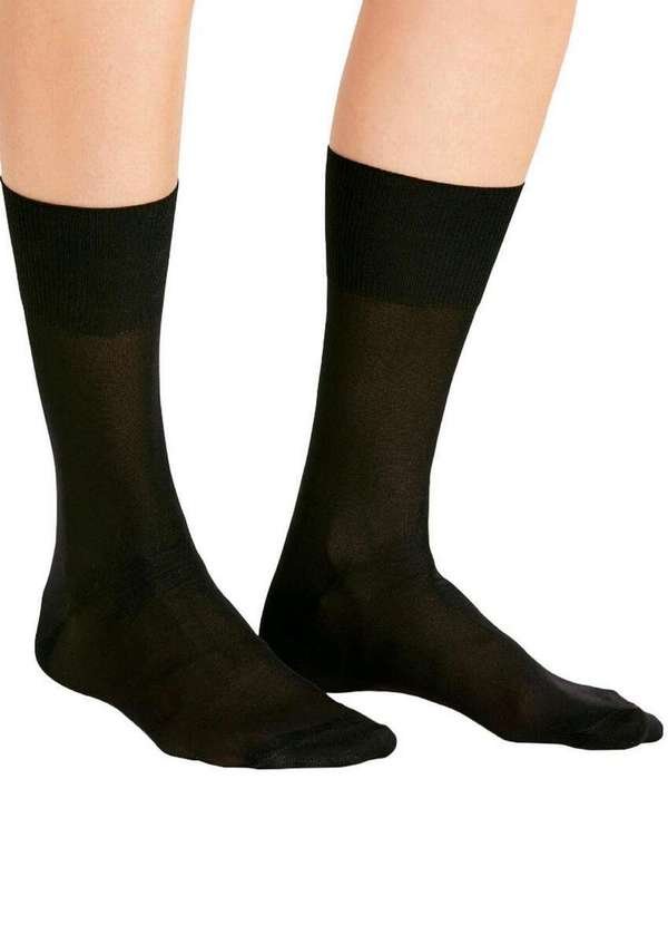 Imagem principal Meia Social Lupo 3100-001 9990-Preto Lupo