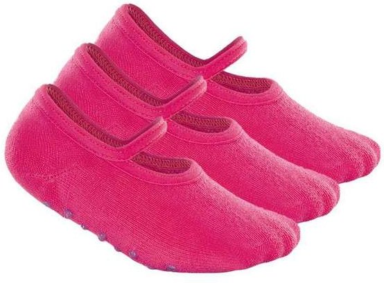 Imagem principal Kit 3 pares de Sapatilhas Bebê Antiderrapante Lupo 2027-004 Rosa Lupo