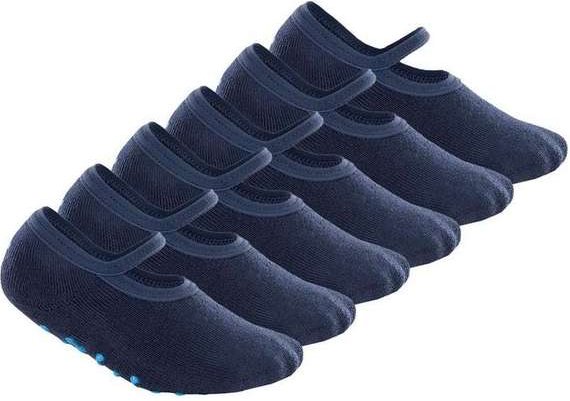 Kit 6 pares de Sapatilhas Bebê Antiderrapante Lupo 2027-004 Azul