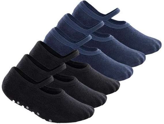 Imagem principal Kit 6 pares de Sapatilhas Bebê Antiderrapante Lupo 2027-004 Preto-Azul Lupo