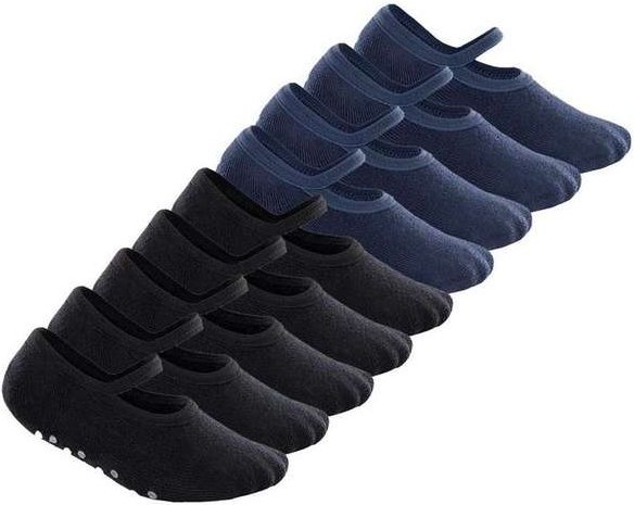 Imagem principal Kit 9 pares de Sapatilhas Bebê Antiderrapante Lupo 2027-004 Preto-Azul Lupo