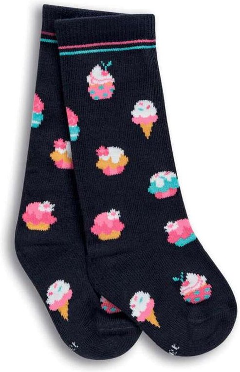 Meia 3/4 Bebê Puket 7045 3153-390-Azul-Marinho