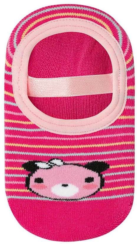 Sapatilha Bebê Antiderrapante Lupo 2076-017 5450-Rosa-Fruti