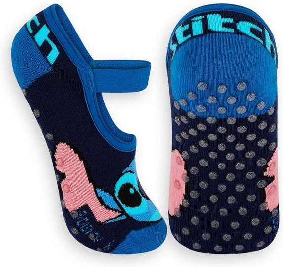Imagem principal Sapatilha Infantil Antiderrapante Stitch Lupo 2438-003 2690-Marinho Disney Disney