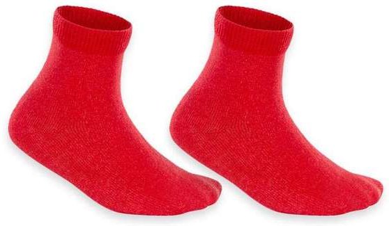 Kit 2 pares de Meias Bebê Cano Médio Lupo 2005-088 0906-Vermelho