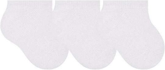 Imagem principal Kit 3 pares de Meias Bebê Invisível Selene 1930-001 998-Branco SELENE