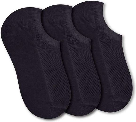 Kit 3 pares de Meias Infantil Invisível Selene 2930-001 998-Preto