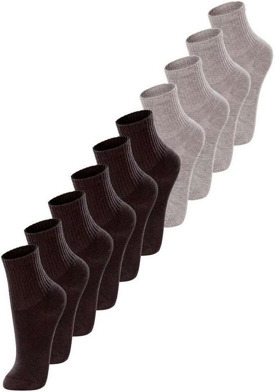 Imagem principal Kit com 10 pares de Meias Infantil Cano Médio Lupo 2727-088 Preto-Mescla-Areia Lupo