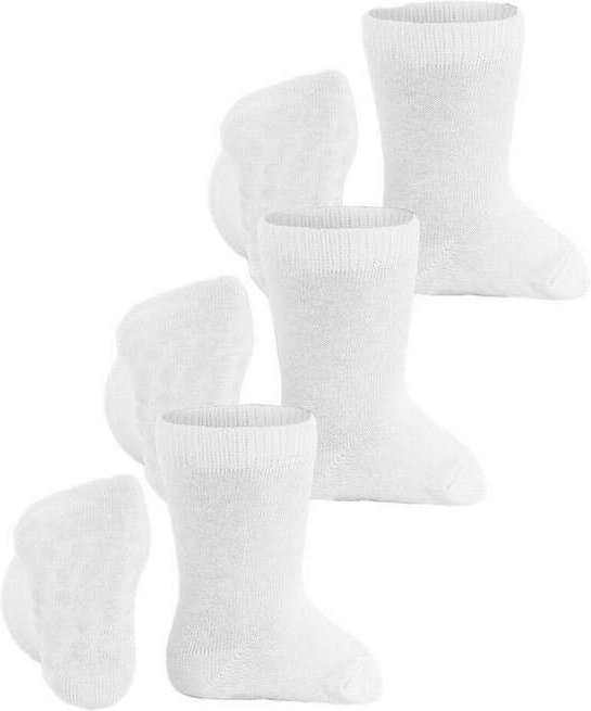 Kit 3 pares de Meias Bebê Cano Médio Trifil 6023 0001-Branco